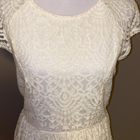 Altard State Cream Lace Midi Dress - Picture 6 of 8
